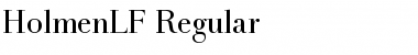 HolmenLF-Regular Regular Font