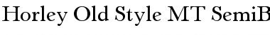 Horley Old Style MT SemiBold Regular Font