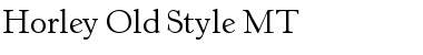 Horley Old Style MT Regular Font