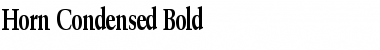 Download Horn Condensed Font