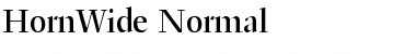 Download HornWide Font