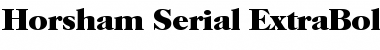 Download Horsham-Serial-ExtraBold Font