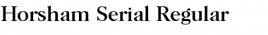 Download Horsham-Serial Font