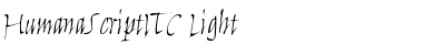 Download HumanaScriptITC-Light Font