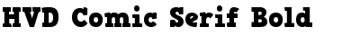 HVD Comic Serif Bold Font