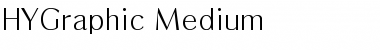 HYGraphic-Medium Regular Font