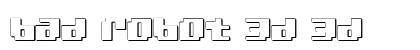 bad robot 3d 3d Font bad robot 3d 3d Font Preview