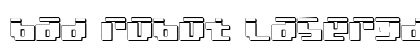 bad robot laser3d Laser3d Font bad robot laser3d Laser3d Font Preview