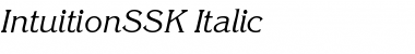 IntuitionSSK Italic Font