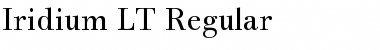 Iridium LT Regular Font