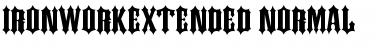 IronworkExtended Normal Font