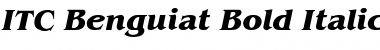 Benguiat Bold Italic Font