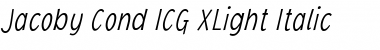 Jacoby Cond ICG XLight Italic