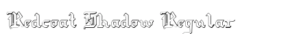 Redcoat Shadow Regular Font Redcoat Shadow Regular Font Preview