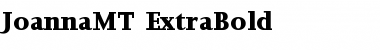 JoannaMT-ExtraBold Font