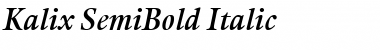 Kalix SemiBold Italic