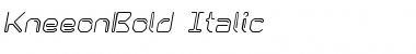 Download KneeonBold Italic Font