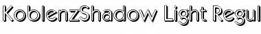 Download KoblenzShadow-Light Font