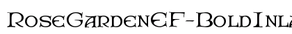 RoseGardenEF-BoldInlayOne Regular Font RoseGardenEF-BoldInlayOne Regular Font Preview