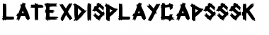LatexDisplayCapsSSK Regular Font