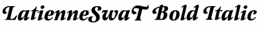 LatienneSwaT Bold Italic
