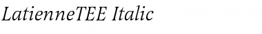 Download LatienneTEE Font