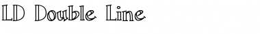 Download LD Double Line Font