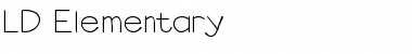 Download LD Elementary Font