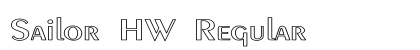 Sailor HW Regular Font Preview Sailor HW Regular Font Preview