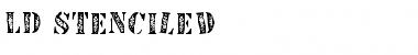 Download LD Stenciled Font