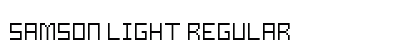Samson Light Regular Font Samson Light Regular Font Preview