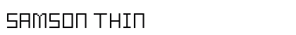 Samson Thin Font Samson Thin Font Preview