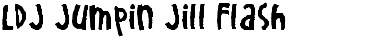 Download LDJ Jumpin Jill Flash Font