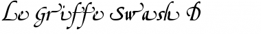Le Griffe Swash D Regular Font