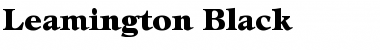 Download Leamington-Black Font