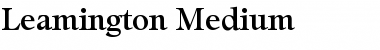 Download Leamington-Medium Font