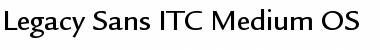Legacy Sans ITC Medium Font
