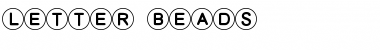 Download Letter Beads Font