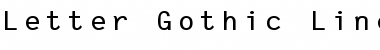 Letter Gothic Line Monospace Font