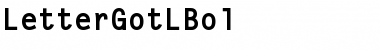 Download LetterGotLBol Font