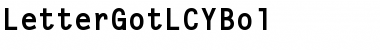 Download LetterGotLCYBol Font