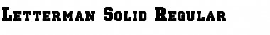 Download Letterman-Solid Font