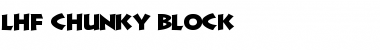 Download LHF Chunky Block Font