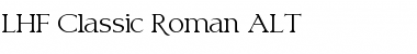 Download LHF Classic Roman ALT Font