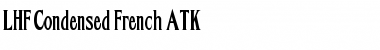 Download LHF Condensed French | ATK Font