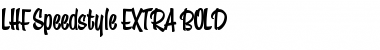 Download LHF Speedstyle EXTRA BOLD Font