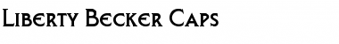 Download Liberty Becker Caps Font
