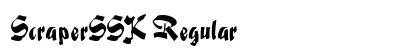 ScraperSSK Regular Font Preview ScraperSSK Regular Font Preview