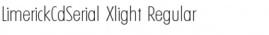 LimerickCdSerial-Xlight Regular Font