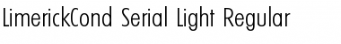 LimerickCond-Serial-Light Regular Font